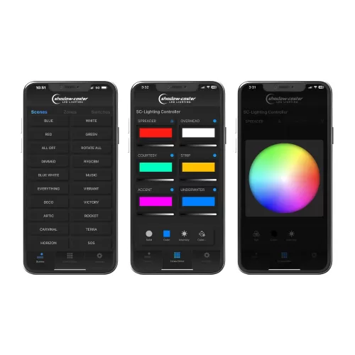 Shadow-Caster Light Commander, NMEA 2000 Lighting Controller, Marine LED Controller, RGB Boat Lights NZ, Shadow-NET Lighting Control, Multi-Zone Lighting Control, Boat Lighting System NZ, Wireless Marine Lighting, Waterproof LED Controller, Music Sync Boat Lights