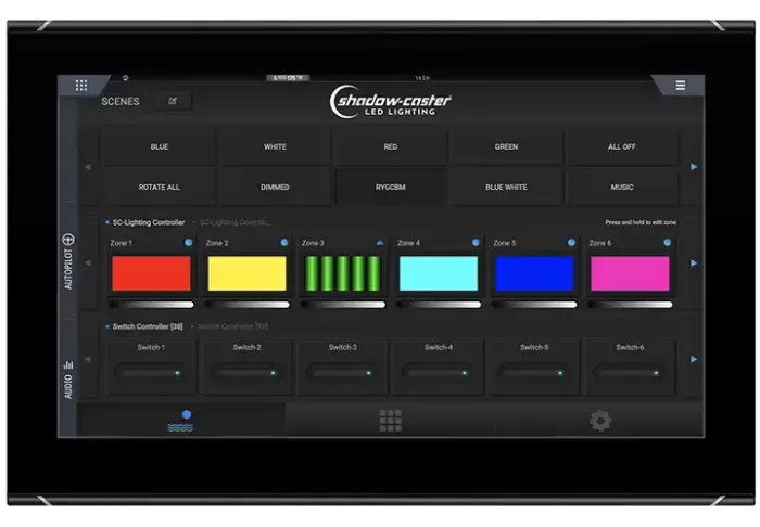 Shadow-Caster Light Commander, NMEA 2000 Lighting Controller, Marine LED Controller, RGB Boat Lights NZ, Shadow-NET Lighting Control, Multi-Zone Lighting Control, Boat Lighting System NZ, Wireless Marine Lighting, Waterproof LED Controller, Music Sync Boat Lights, New Zealand Marine